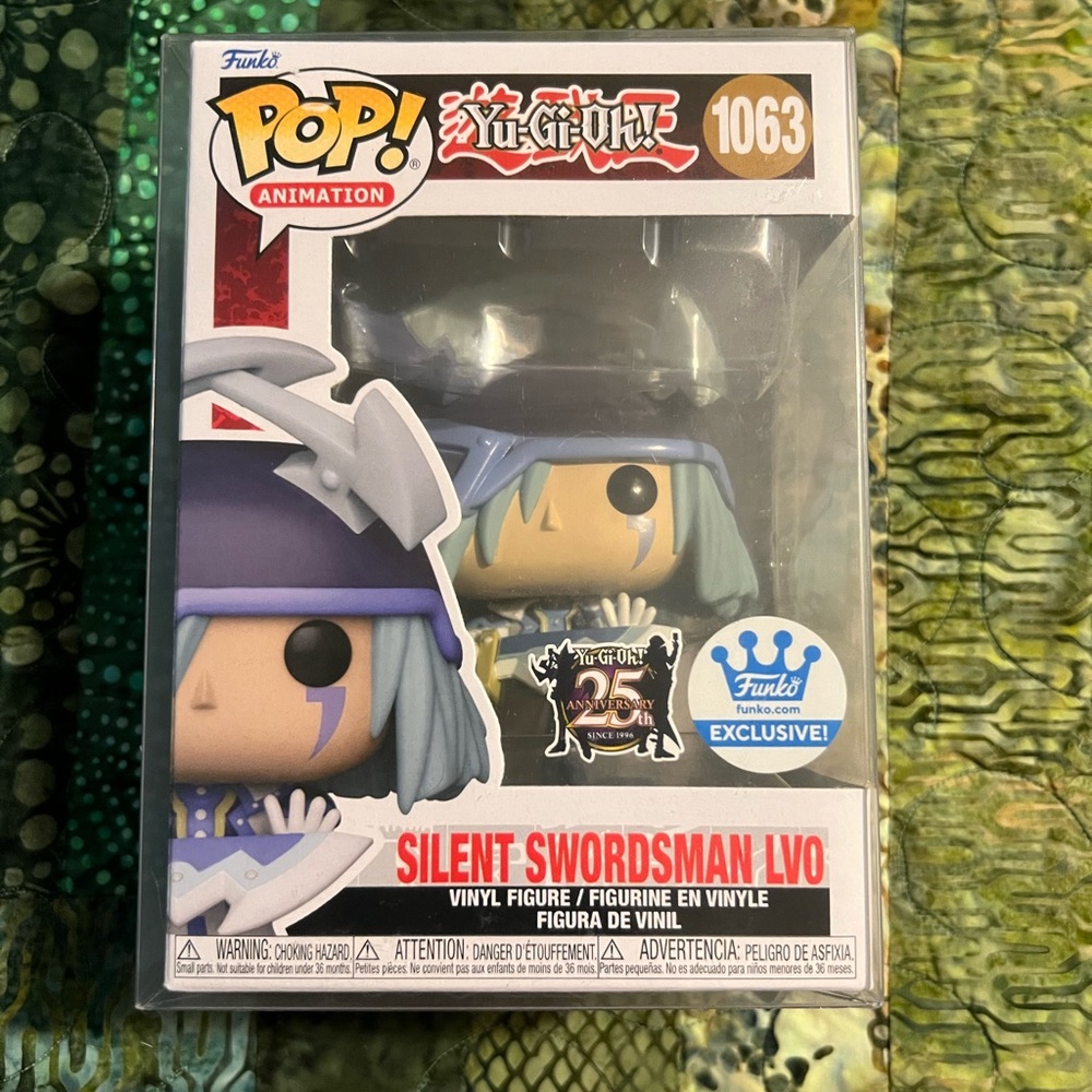 Funko Pop Silent Swordsman LVO 1063. Yu-Gi-Oh 25th anniversary exclusive.